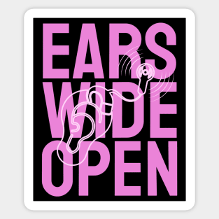 Ears Wide Open | Cochlear Implant | Deaf Sticker